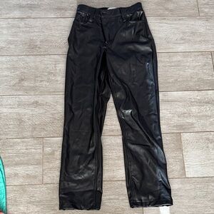 Black Women's Leather Pants